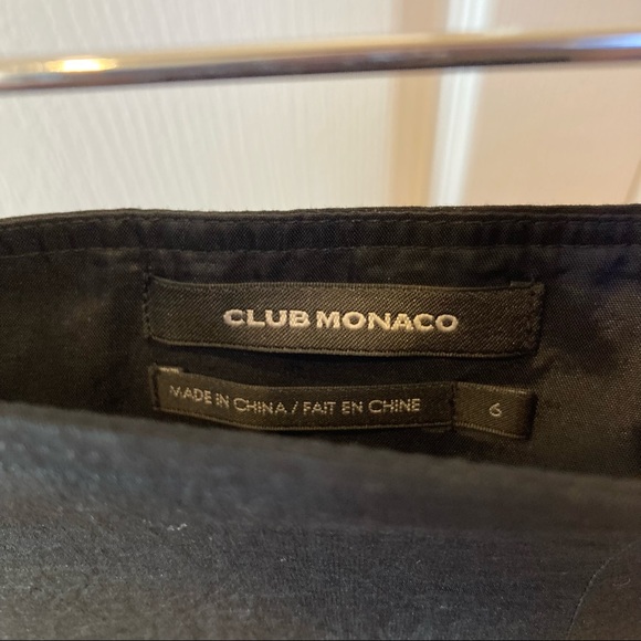 Club Monaco Pleated black skirt Size 6 - Picture 4 of 4